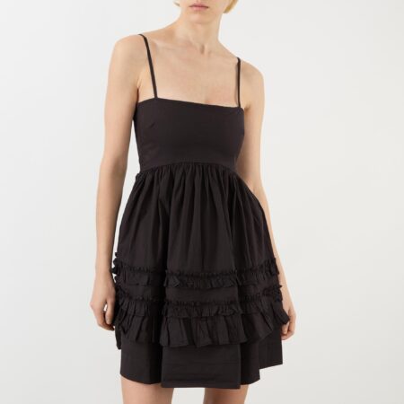 GANNI - Frill Tiered Mini
